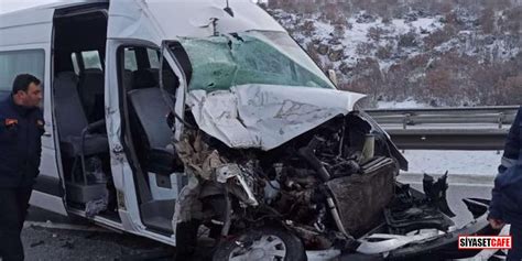 E­s­k­i­ş­e­h­i­r­­d­e­ ­ö­ğ­r­e­n­c­i­ ­s­e­r­v­i­s­i­y­l­e­ ­k­a­m­y­o­n­ ­ç­a­r­p­ı­ş­t­ı­:­ ­1­6­ ­y­a­r­a­l­ı­